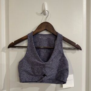 RARE Beyond Yoga Spacedye Tie Front Sports Bra